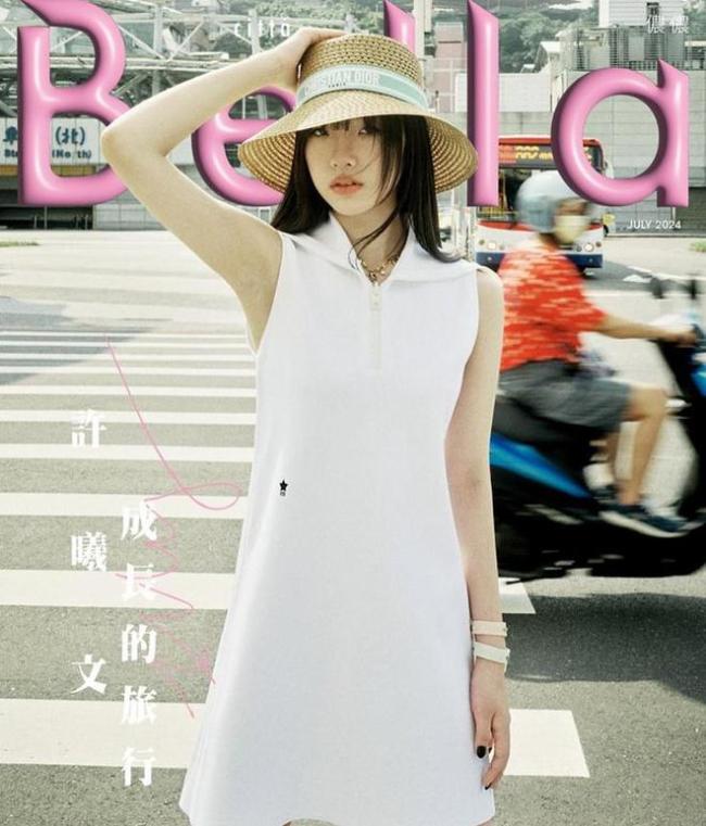 小S大女儿Elly上杂志 照片风格比小S夸张