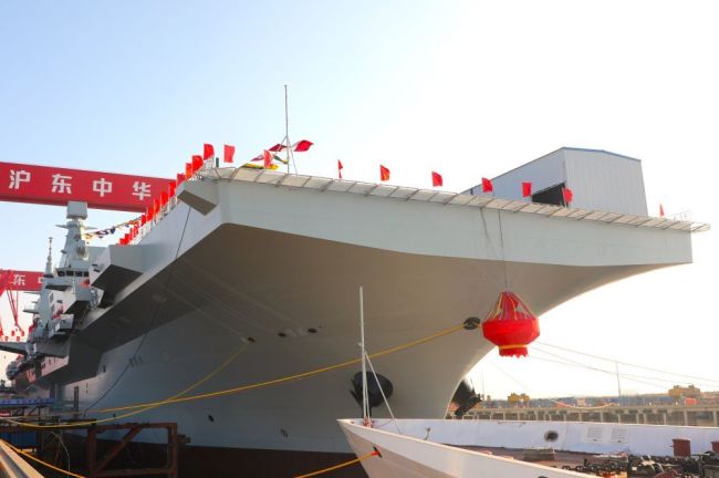 The Sichuan ship is here, hull number 