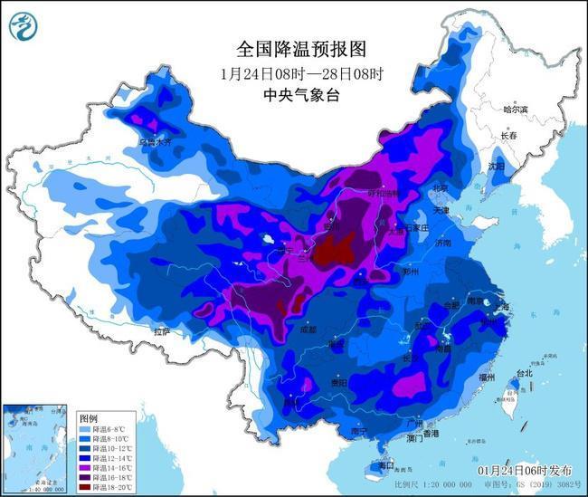 The yellow warning for the cold wave of snow is coming. The cooling of many places has reached above 14℃