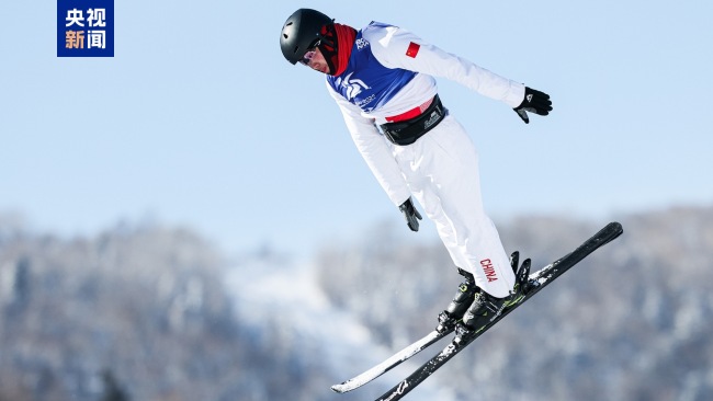 The Chinese team won the top four freestyle skiing men's aerial skills in the Asian Winter Games