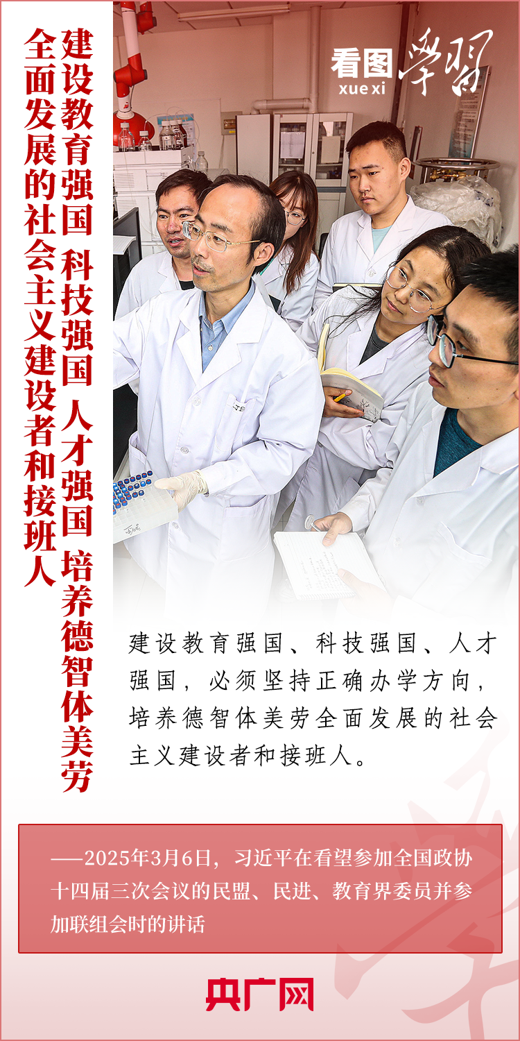 Learning at the picture丨How to strengthen the supporting role of education on science and technology and talents The General Secretary gave guidance