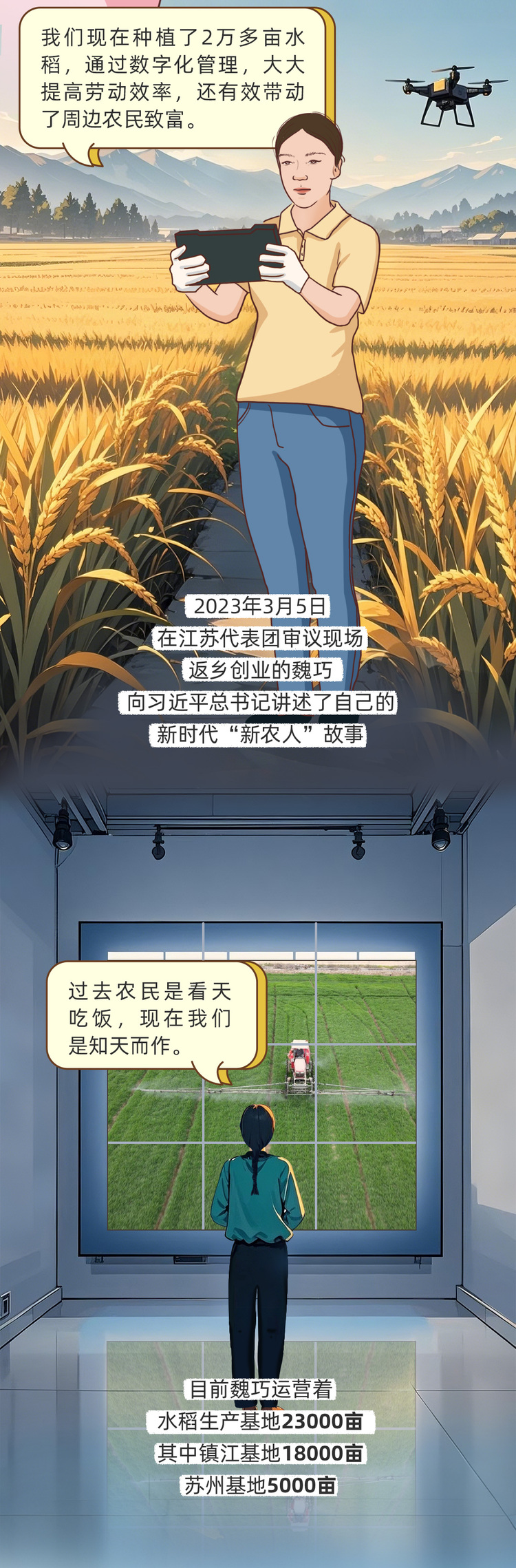 AI條漫總書記的關切｜婦女是新時代的書寫者
