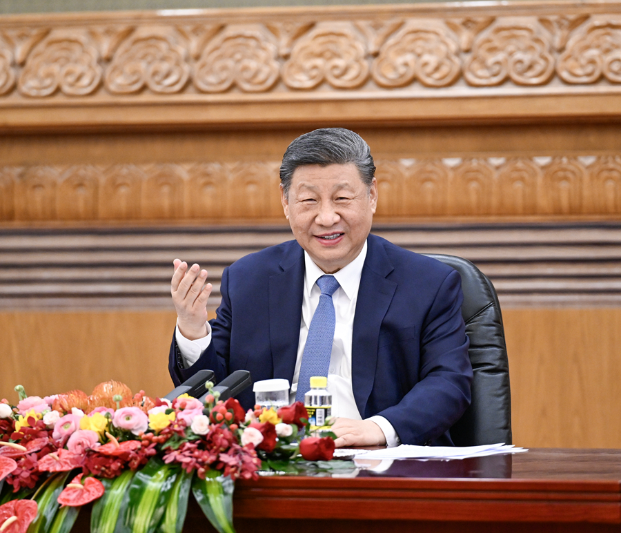 // p> на утро 28-го марта, президент x в Пекине. </p> <p> xi jinping подчеркнул, что третья пленарная сессия 20 -го центрального комитета CPC сформулировала дорожную карту и график для углубления реформы системы управления иностранными инвестициями и иностранных инвестиций. Китай сосредоточится на снижении порога входа на рынок и дальнейшем расширении открытия; Обеспечить, чтобы иностранные инвестиционные предприятия в Китае в равной степени пользуются национальным лечением, поддерживают справедливую конкуренцию на рынке; Укреплять общение с иностранными инвесторами, обеспечить как можно больше удобства для их торговли и инвестиций в Китай и защитить законные права и интересы инвестиционных предприятий в соответствии с законом. В то же время Китай неизвестно следовал по пути мирного развития и стремится создать хорошую внешнюю среду для развития иностранных предприятий. </p> <p> xi jinping отметил, что мультисторализация является неизбежным выбором для решения трудностей и проблем, с которыми сталкивается мир, а экономическая глобализация является неудержимой исторической тенденцией. Китай придерживается истинного мультикатерализма, способствует инклюзивной и инклюзивной экономической глобализации, активно участвует в глобальном экономическом управлении и стремится построить экономику открытого мира. Иностранные предприятия, особенно многонациональные корпорации, играют важную роль в поддержании мирового экономического порядка, а также несут важные обязанности. Мы должны совместно поддерживать многостороннюю торговую систему, совместно поддерживать стабильность глобальной промышленной цепочки и цепочки поставок, совместно поддерживать международную среду открытого сотрудничества и способствовать экономической глобализации в правильном направлении. </p> <p class = 