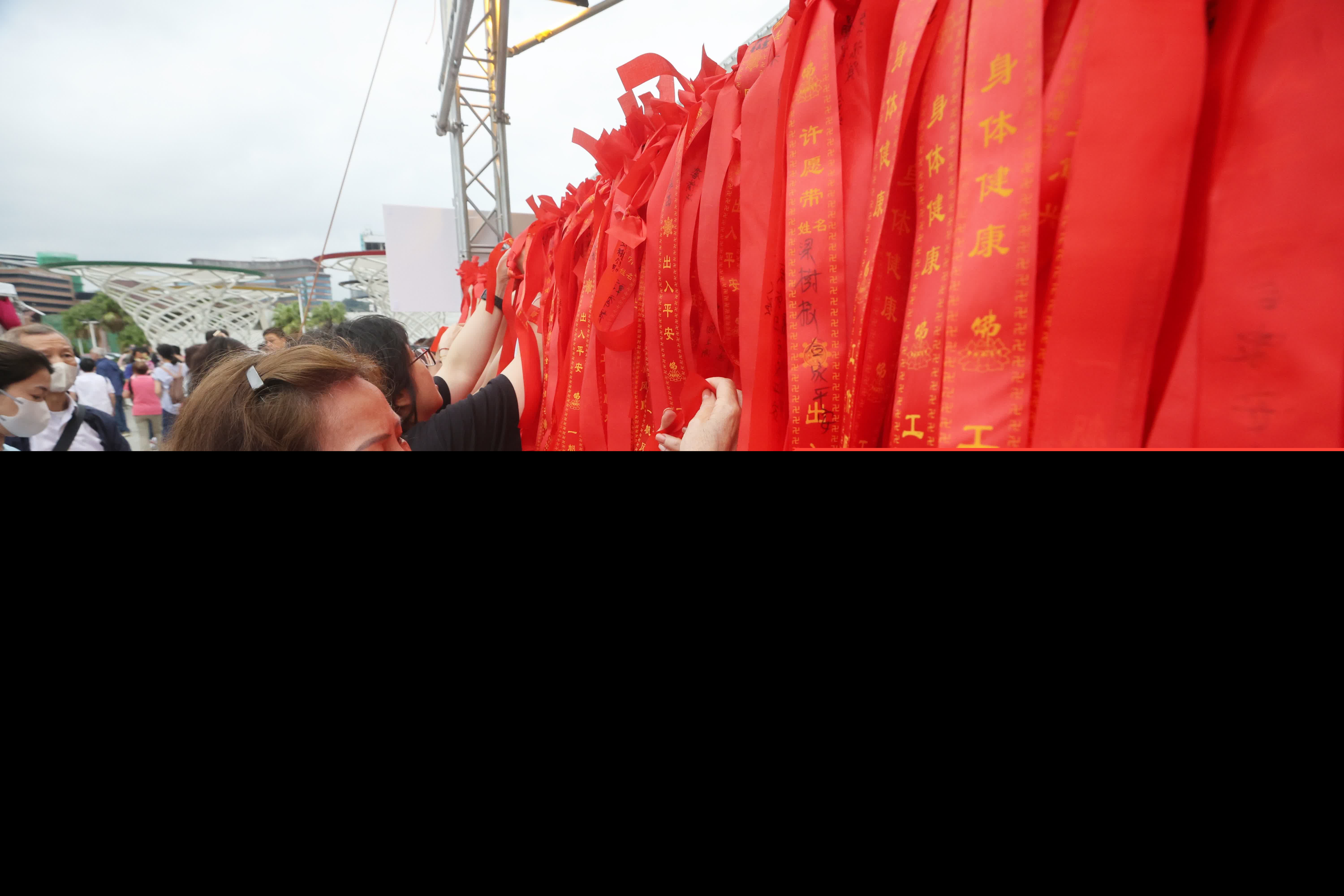 佛誕節吉祥大會。(香港文匯報記者郭木又攝) 佛誕節吉祥大會。(香港文匯報記者郭木又攝)