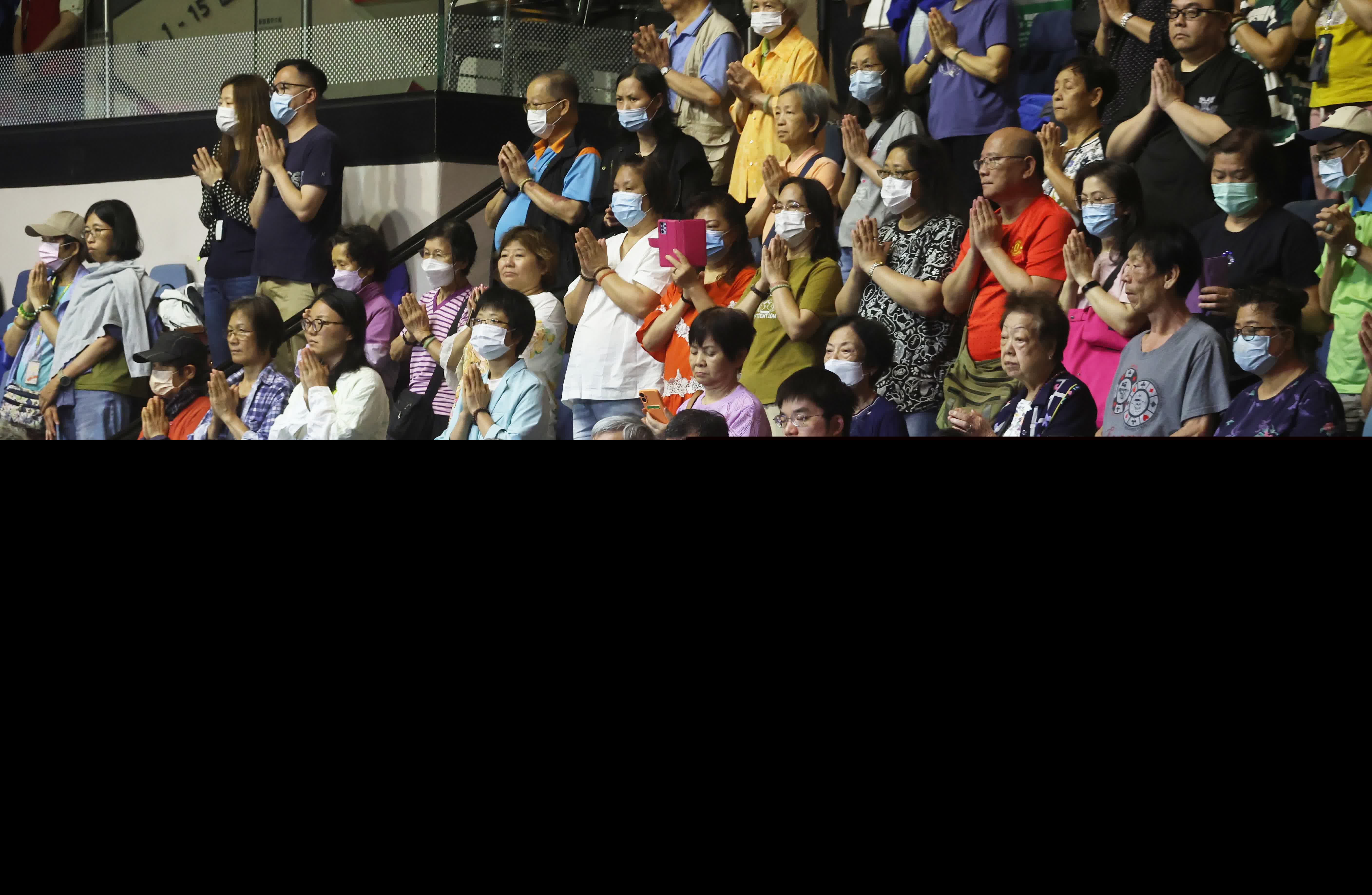佛誕節吉祥大會。(香港文匯報記者郭木又攝) 佛誕節吉祥大會。(香港文匯報記者郭木又攝)