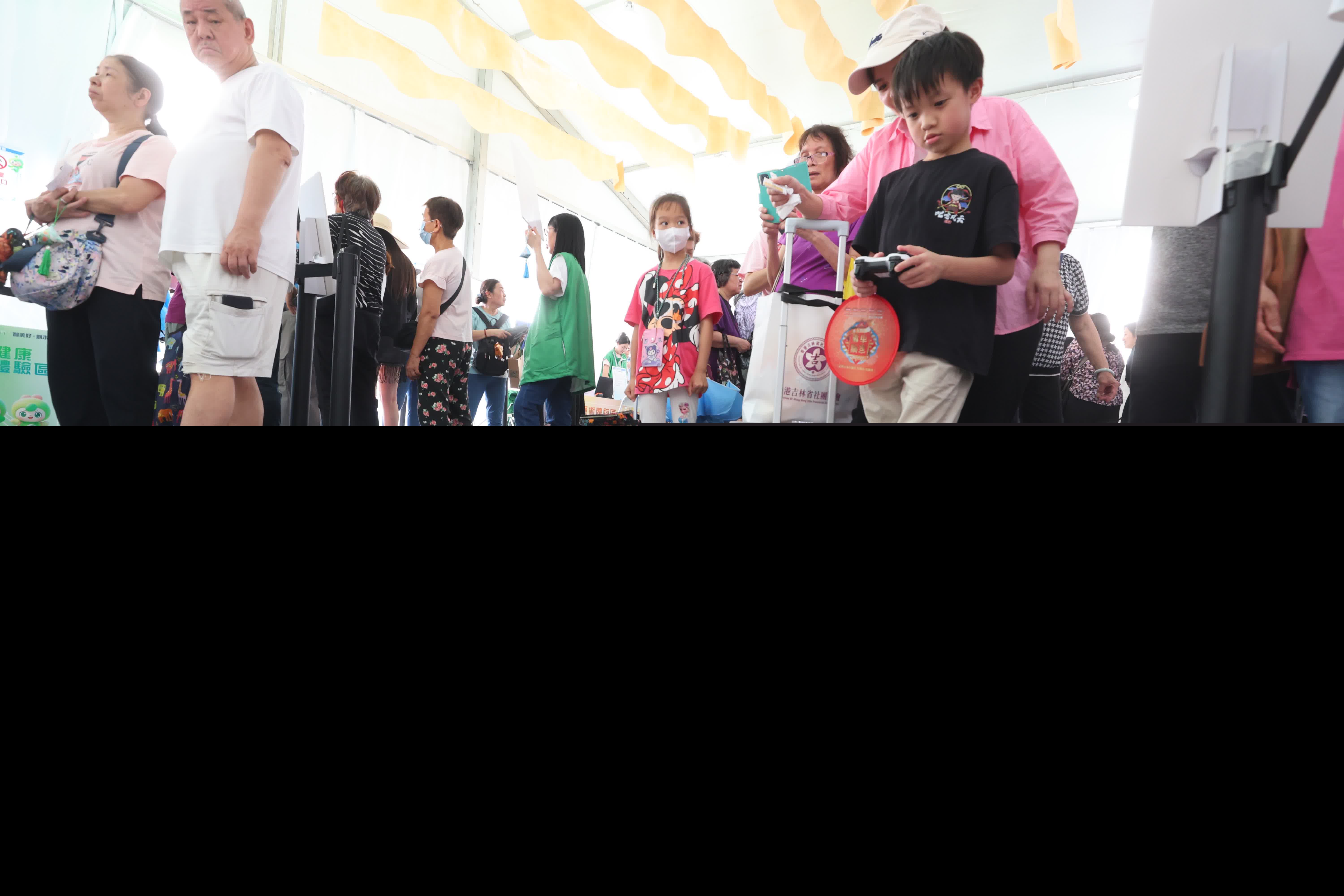 第三屆同鄉社團家鄉市集嘉年華。新興科技體驗區 (香港文匯報記者北山彥 攝)