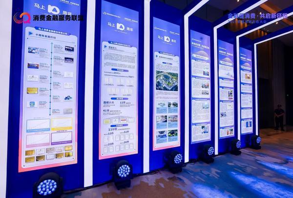 图注：马上消费在渝发展十年 助推重庆西部金融中心建设 