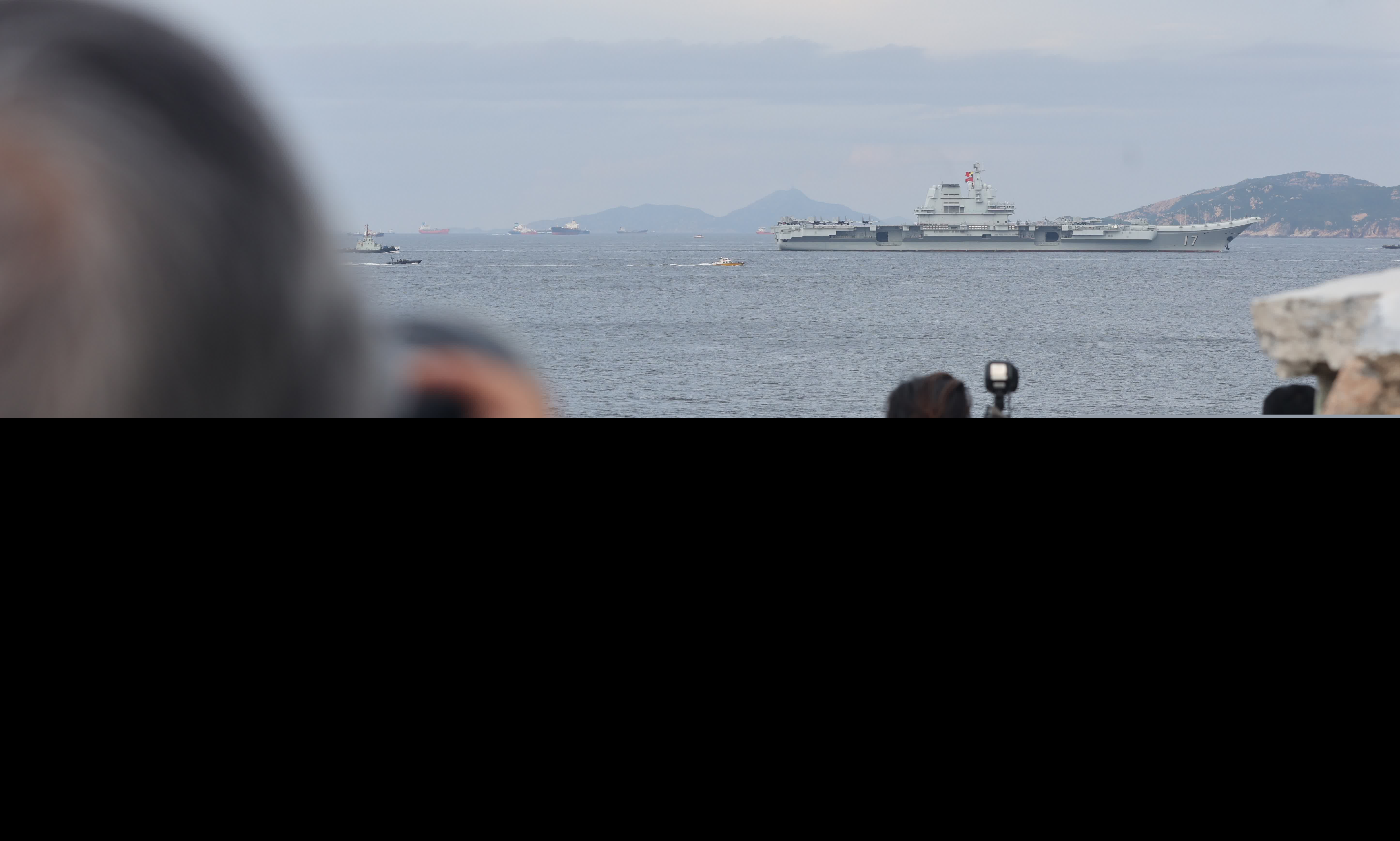 山東艦航母編隊訪港（香港文匯報記者曾興偉 攝）
