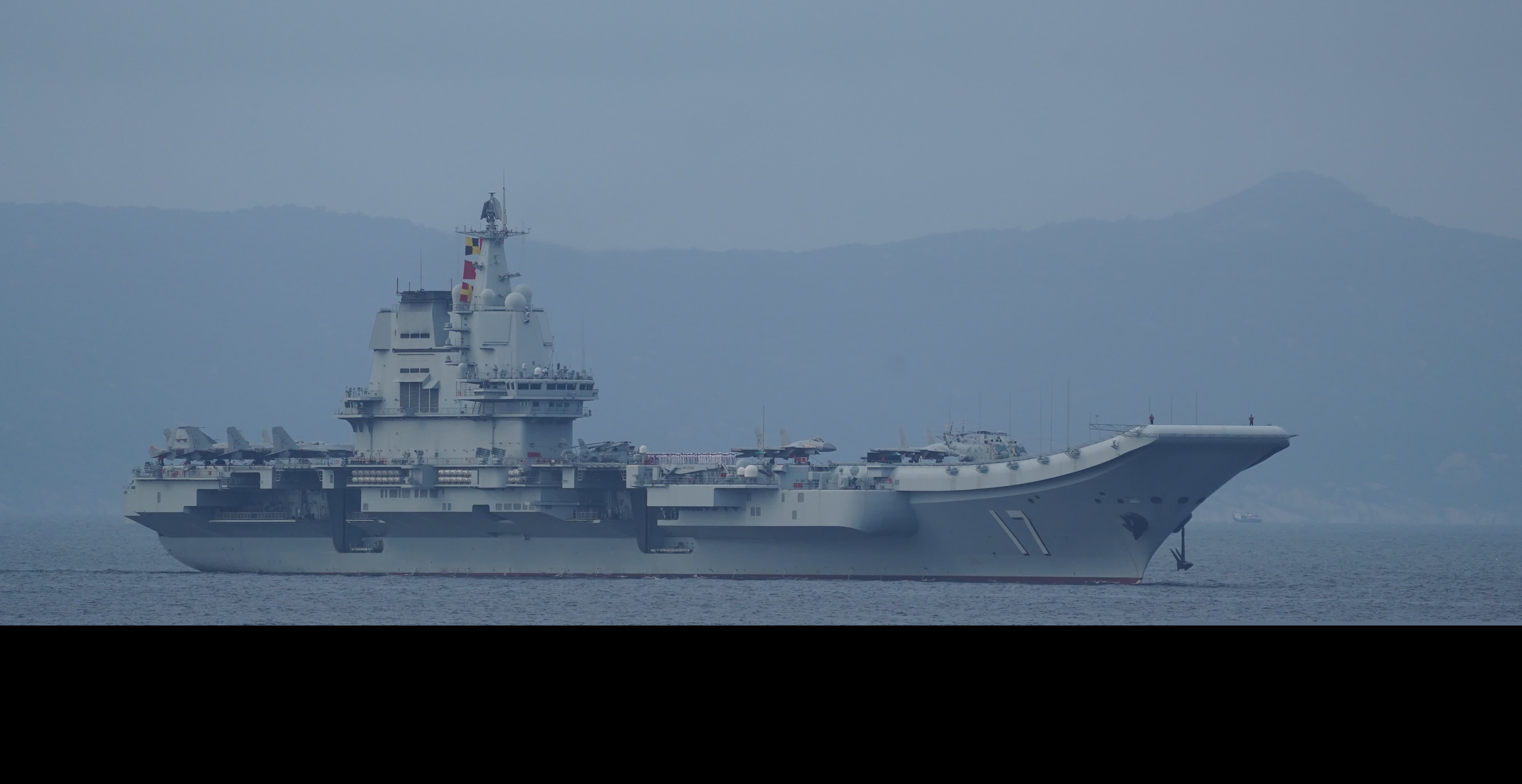 山東艦航母編隊訪港（香港文匯報記者曾興偉 攝）