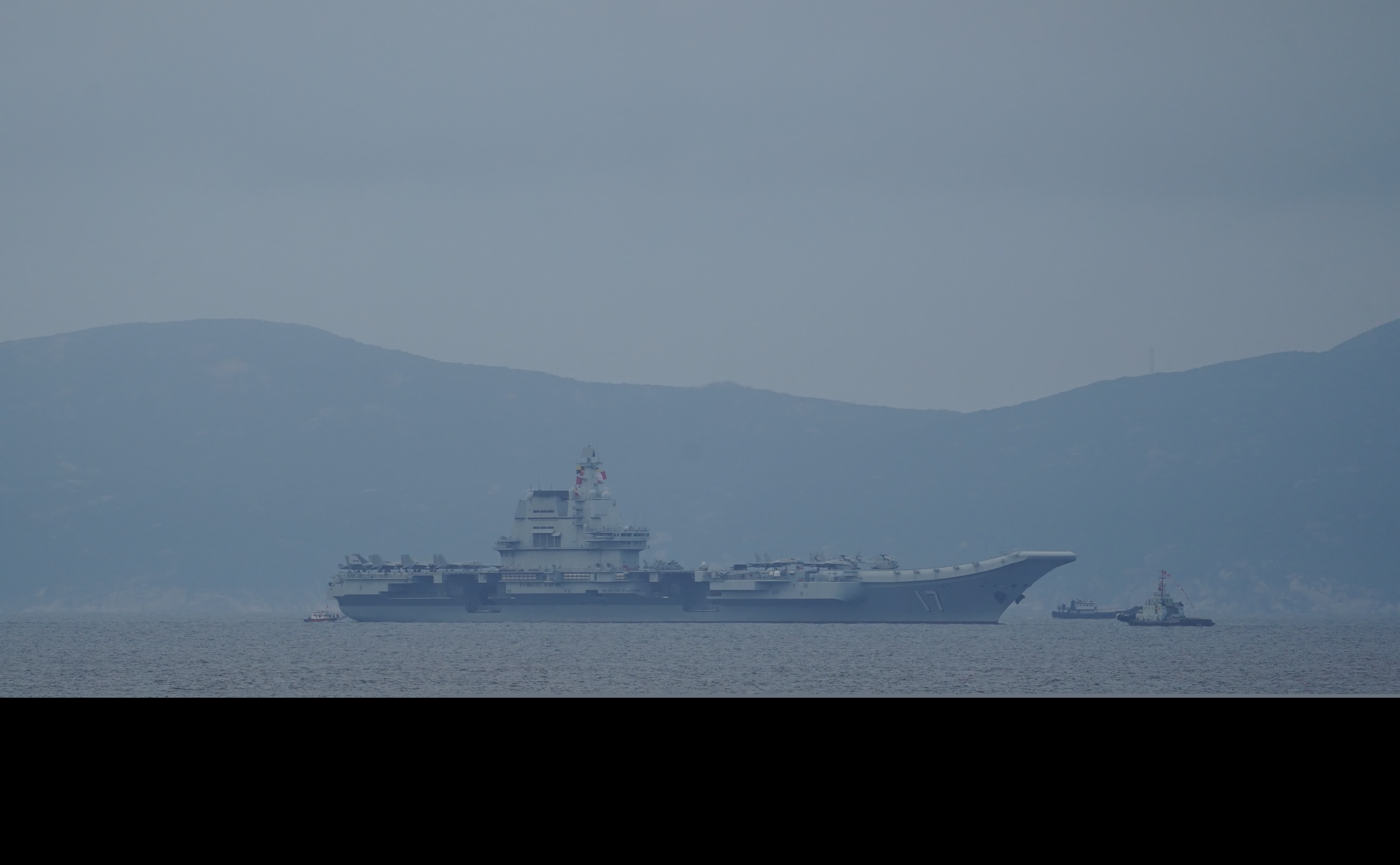 山東艦航母編隊訪港（香港文匯報記者曾興偉 攝）