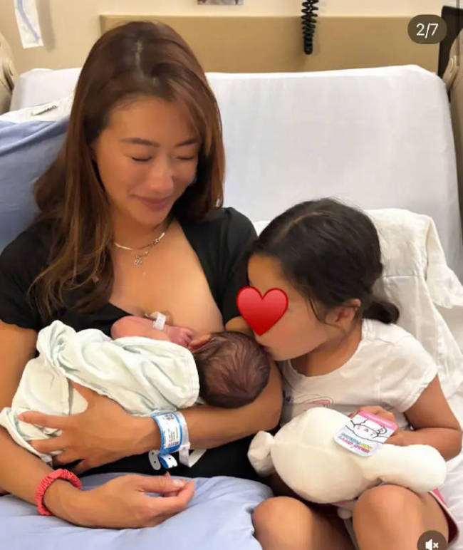 谢霆锋妹妹谢婷婷二胎产子 晒出一家四口合照