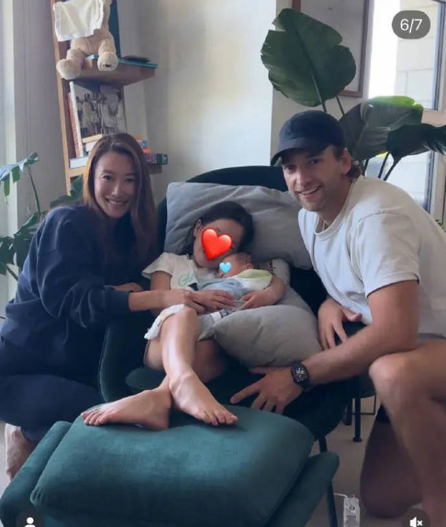 谢霆锋妹妹谢婷婷二胎产子 晒出一家四口合照