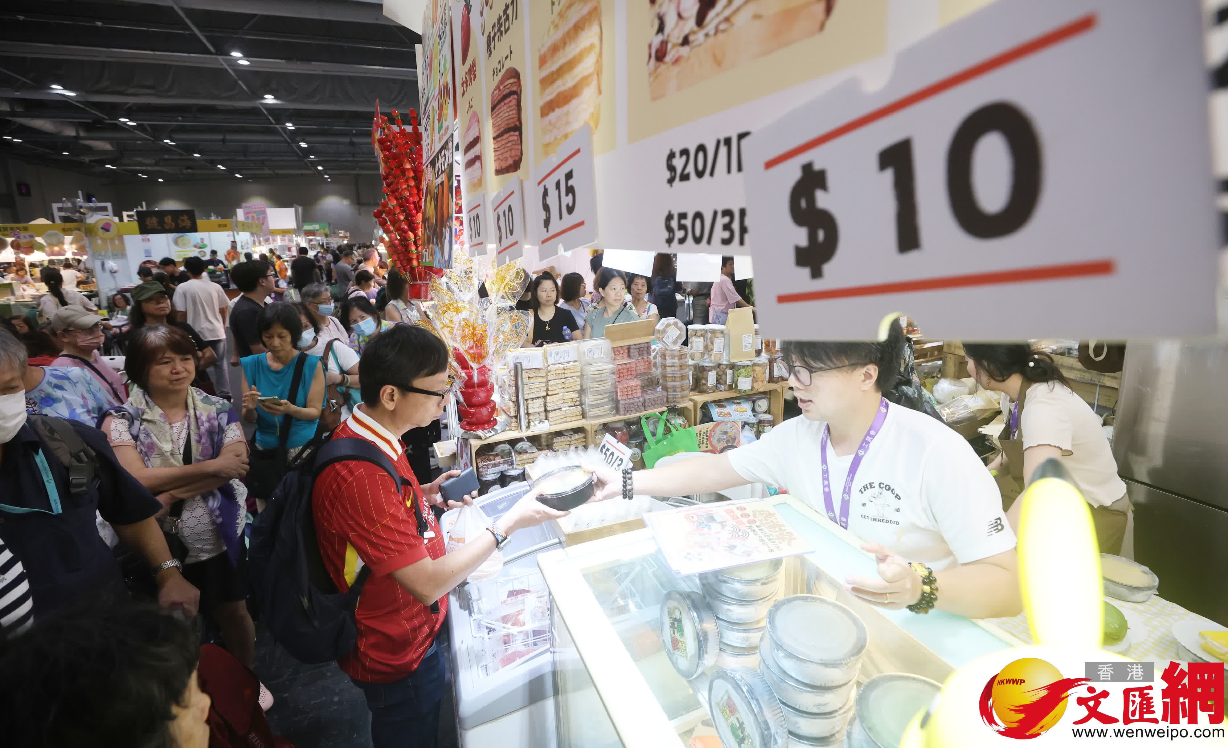 圖為工展會購物節現場。（香港文匯報記者郭木又攝）