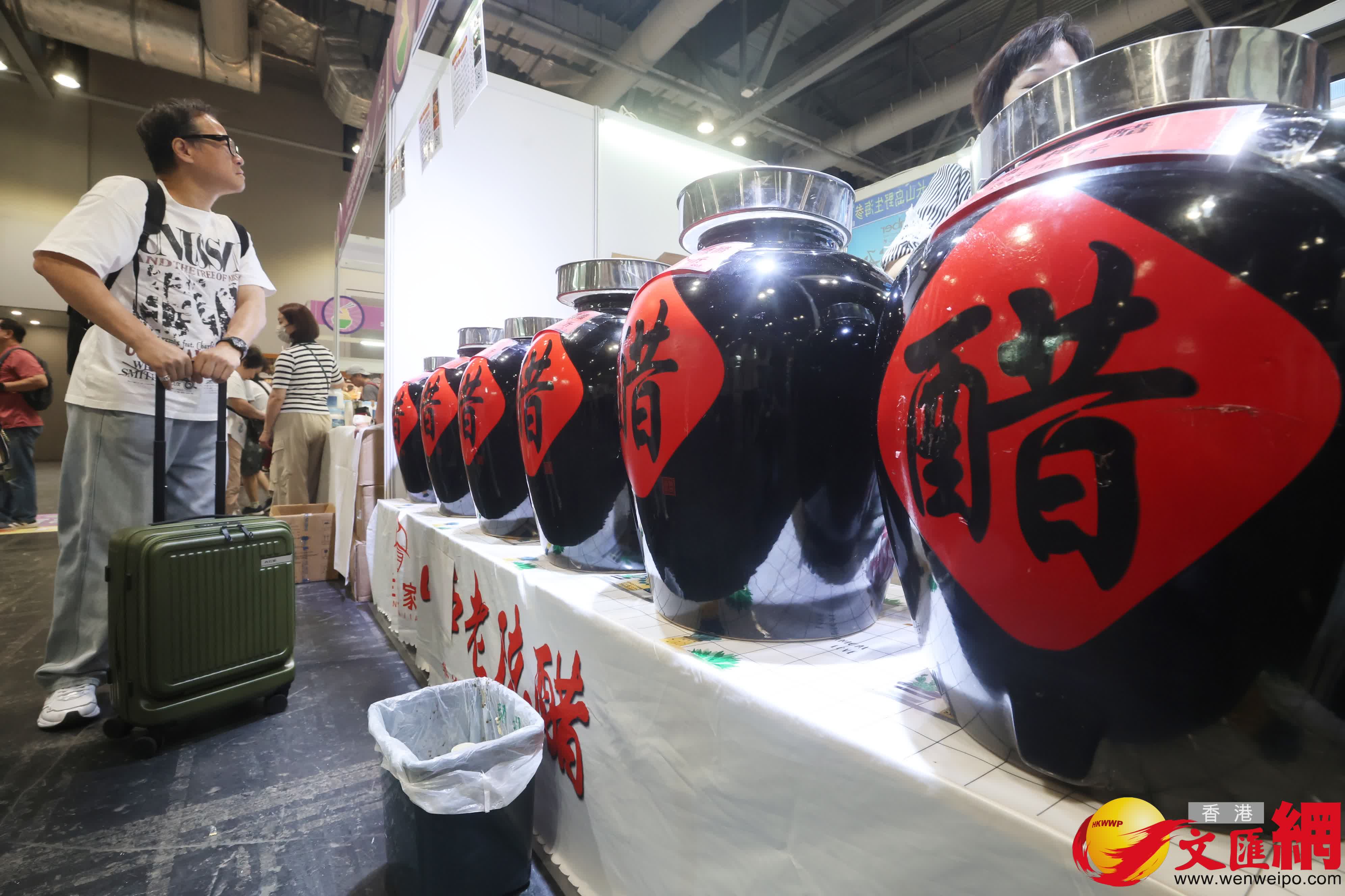 圖為工展會購物節現場。（香港文匯報記者郭木又攝）