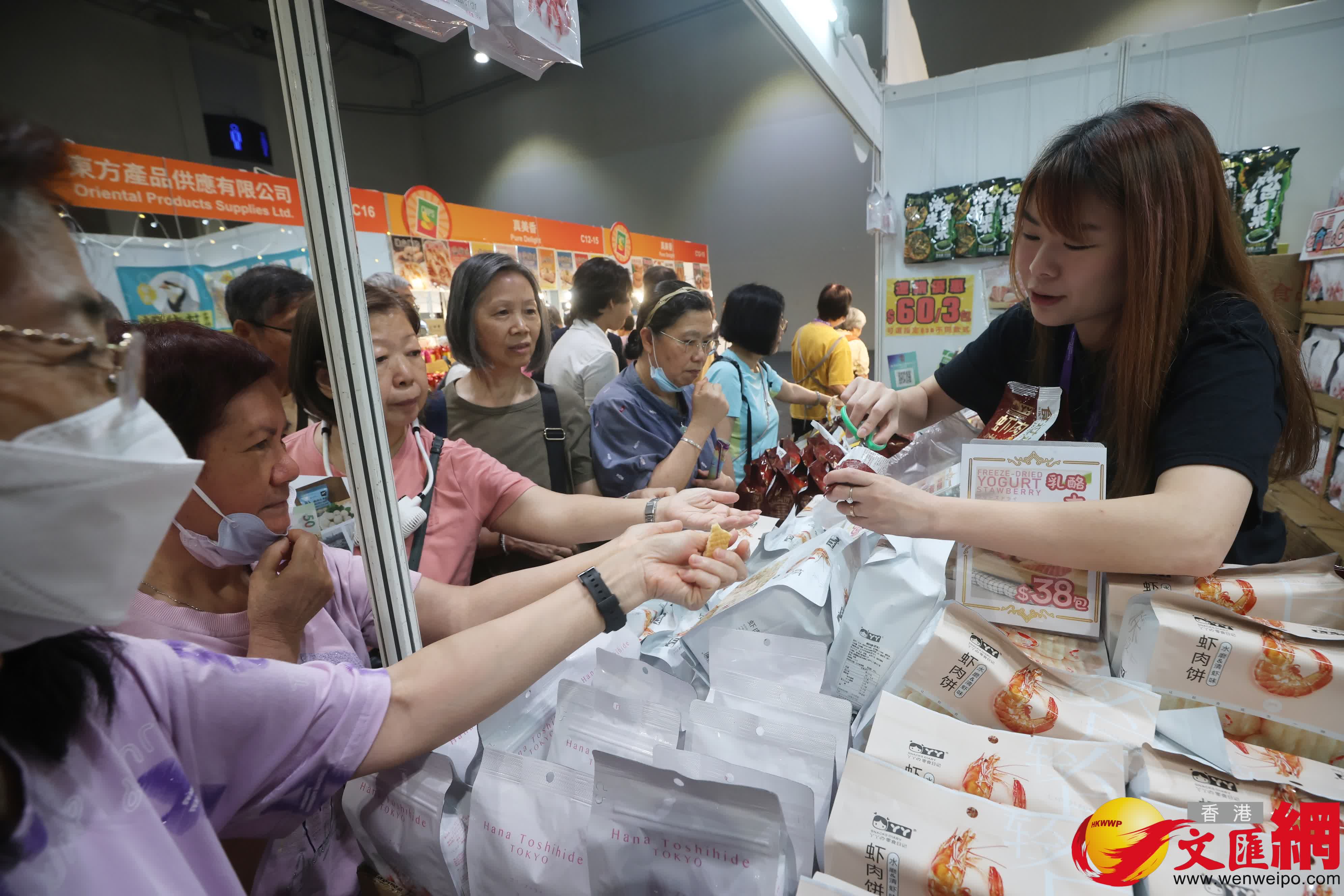 圖為工展會購物節現場。（香港文匯報記者郭木又攝）