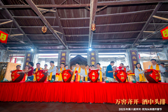 “苏轼”穿越现身2025洋河·双沟开窖节，吟诵《水调歌头·头排几时有》