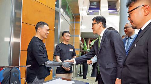 「杭州六小龍」強腦科技進駐數碼港　10年內為百萬殘疾人士裝義肢