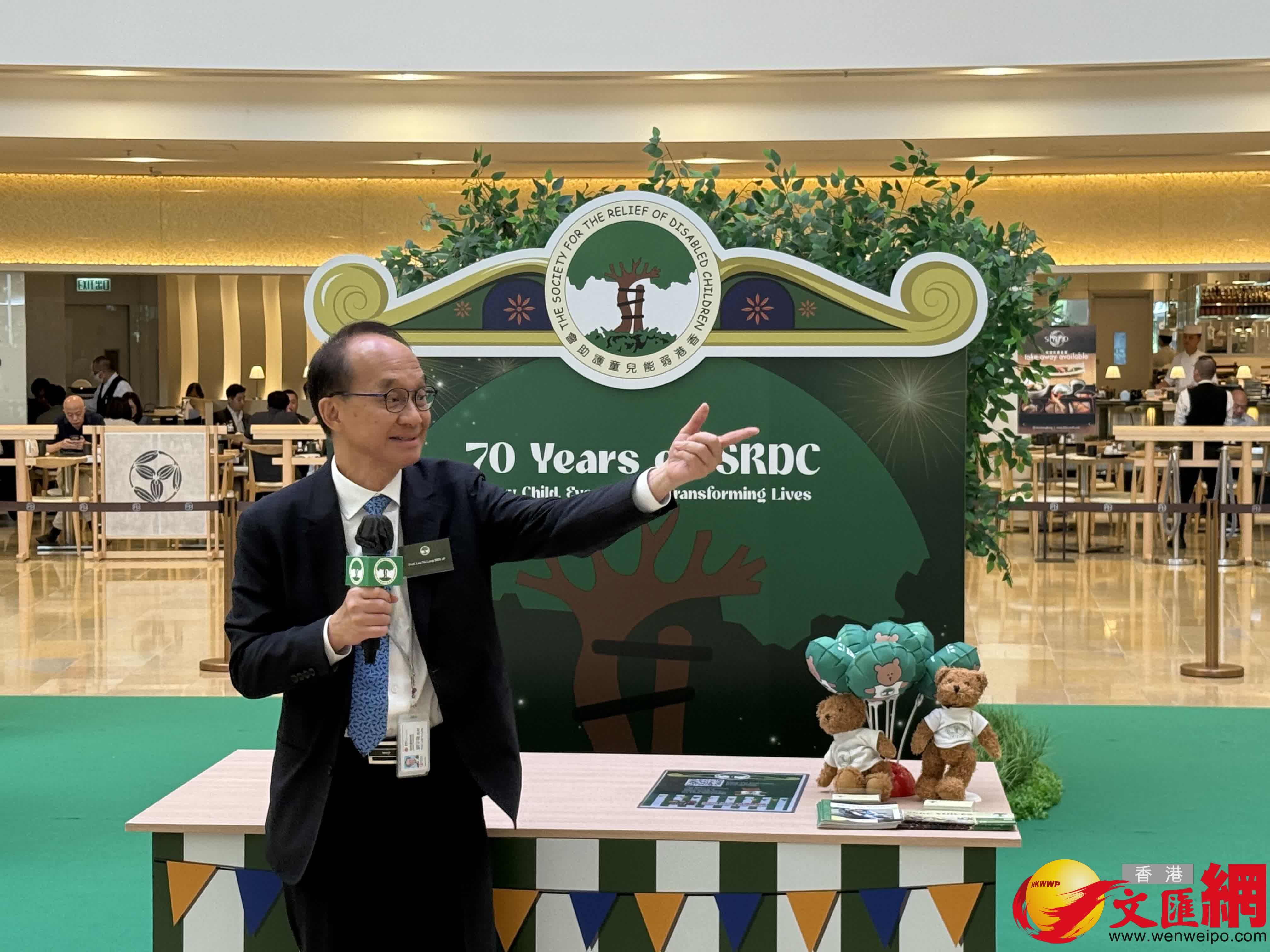 劉宇隆教授, BBS, JP, 香港大學施羅艷基基金（社區兒童健康）首席教授（香港文匯報記者 田至韌 攝）