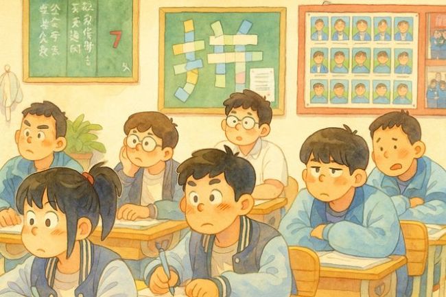 早晚自习两开花,成绩依旧不回家