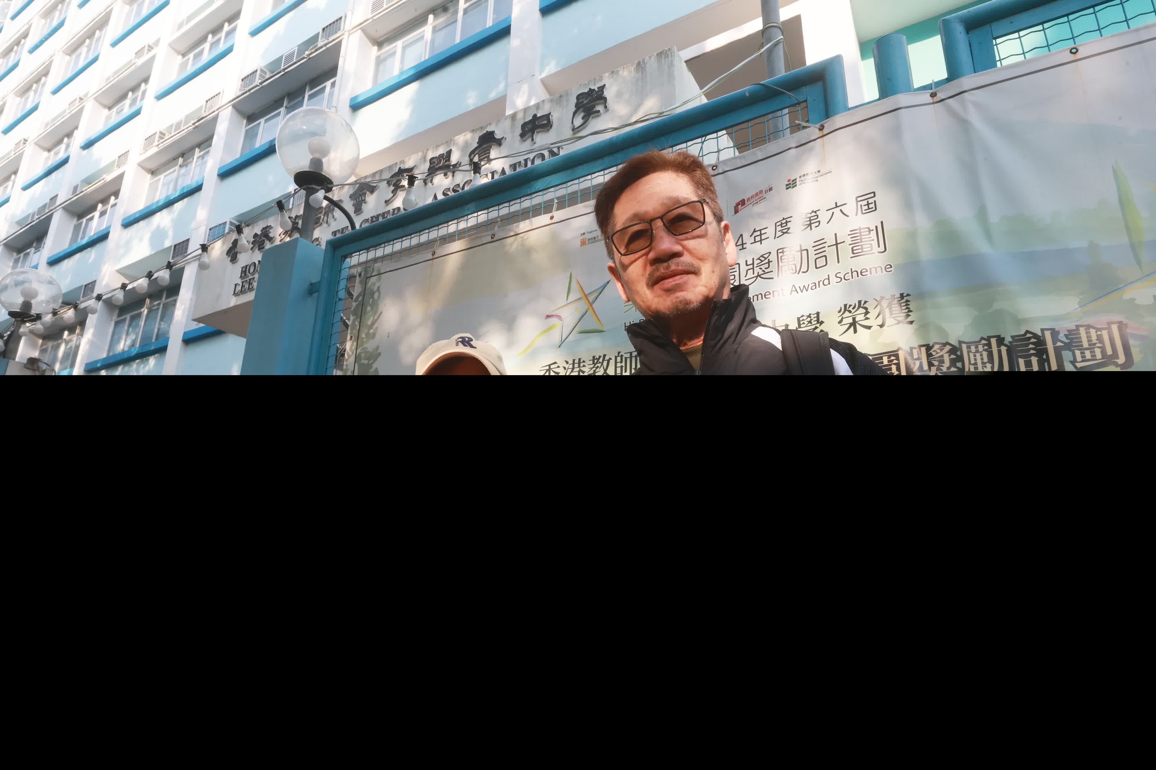 香港教師會李興貴中學投票站情況（香港文匯報記者劉國權攝）