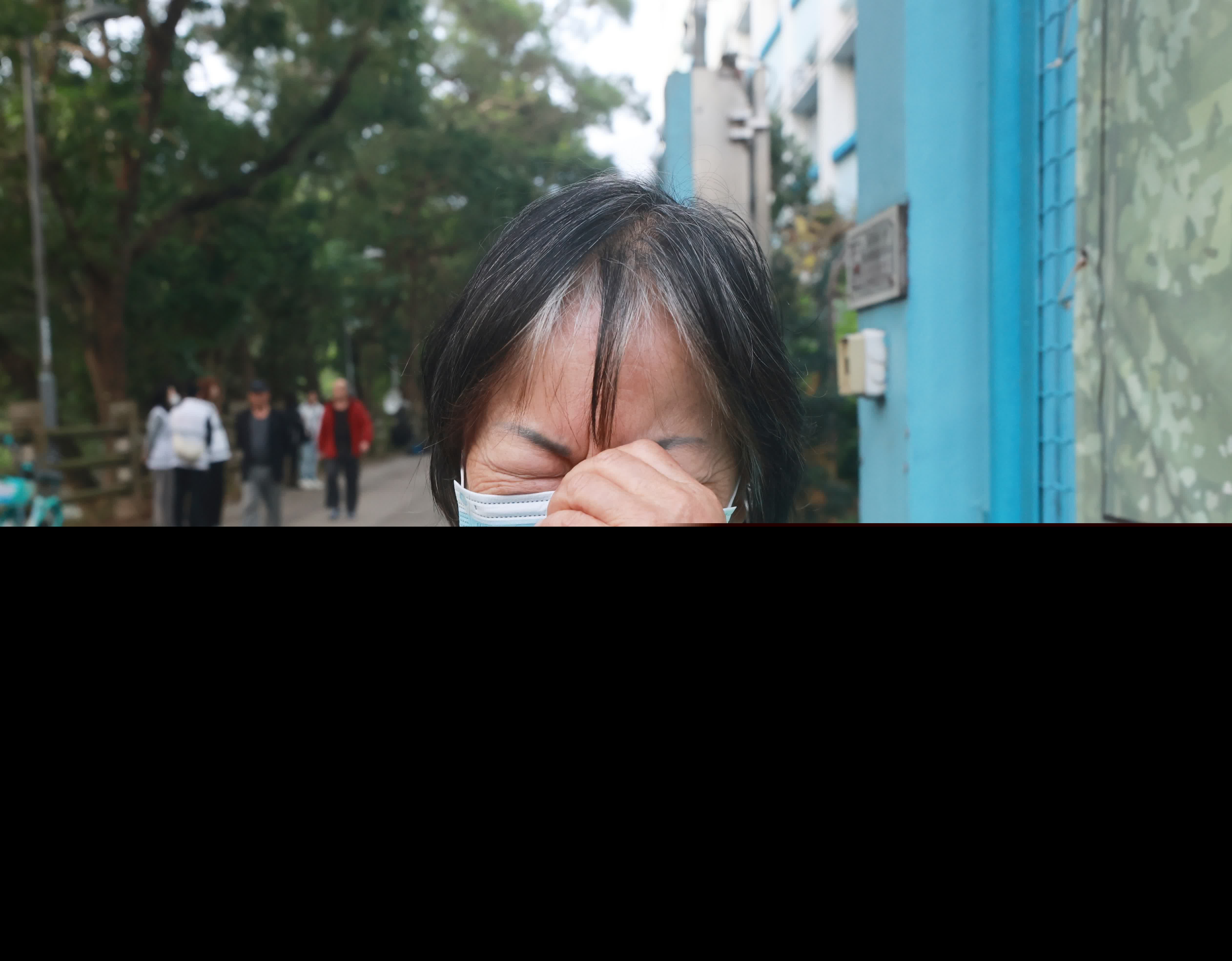 香港教師會李興貴中學投票站情況（香港文匯報記者劉國權攝）