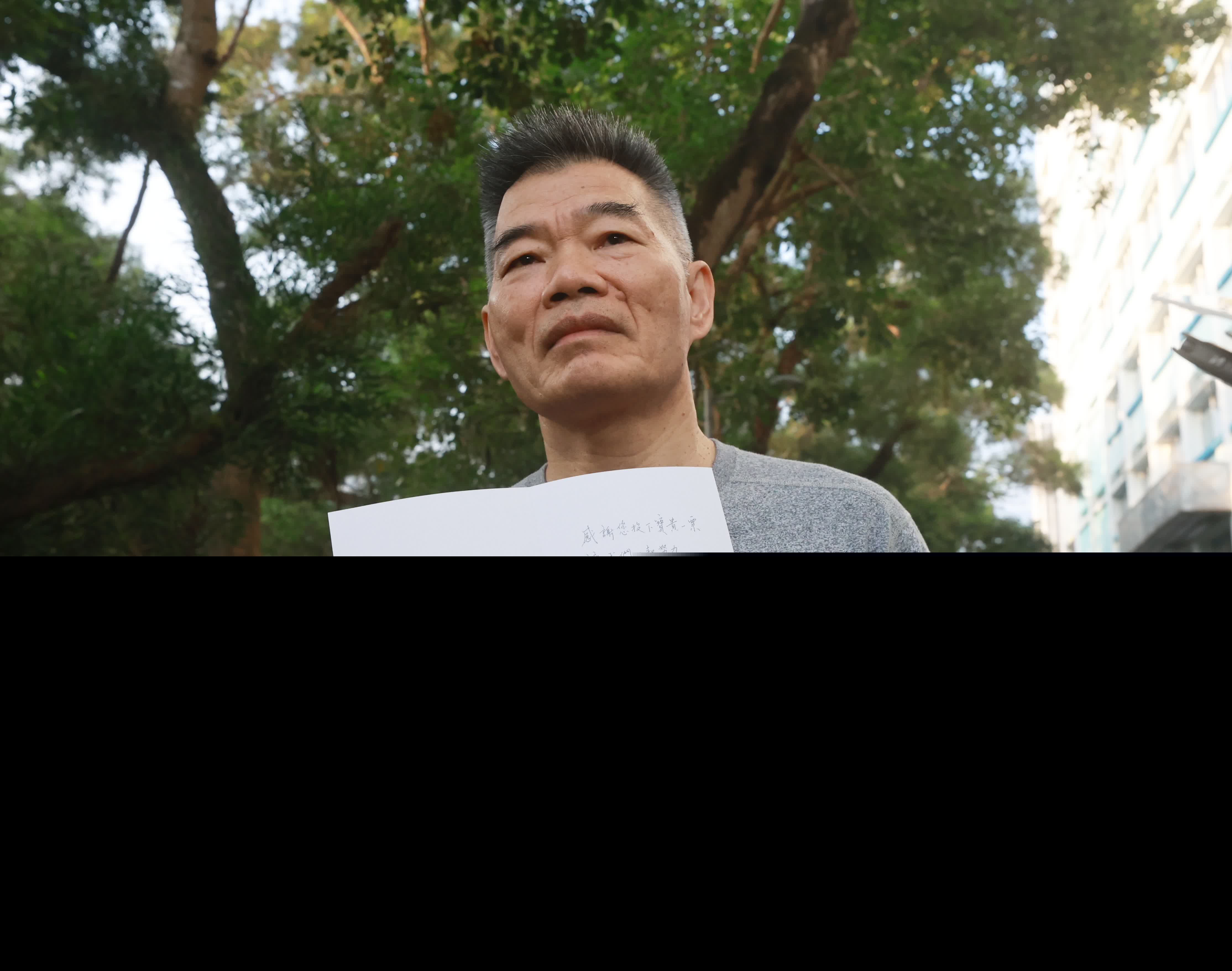 香港教師會李興貴中學投票站情況（香港文匯報記者劉國權攝）