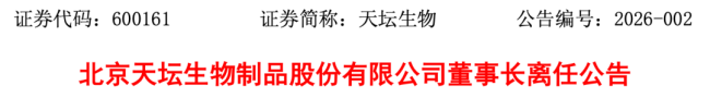 国药一龙头药企,董事长、总经理有变