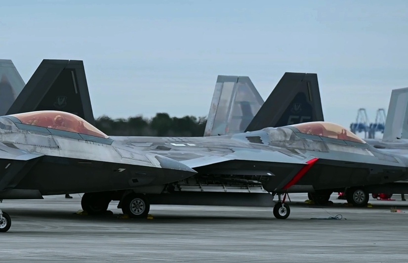 F-22&ldquo;猛禽&rdquo;隐形战斗机（资料图）
