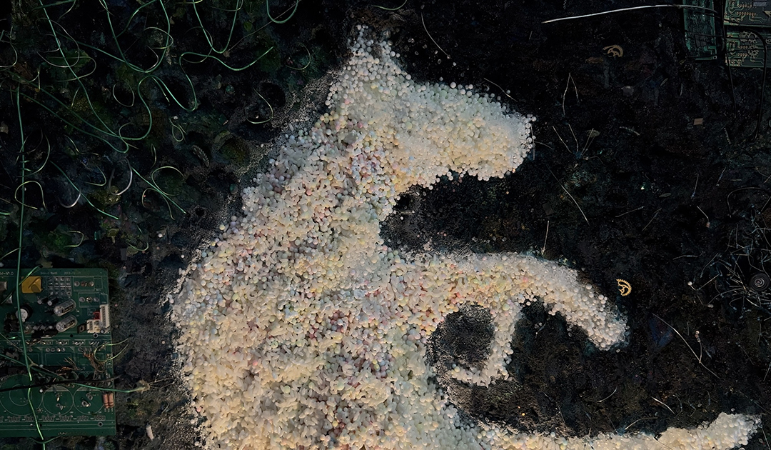 《硅基灵韵：进化共生的相互依赖》局部